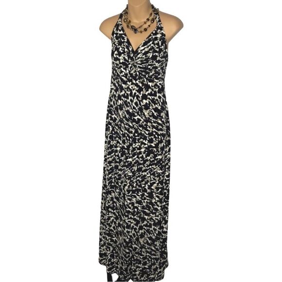 Dana Buchman NWT Print Maxi Dress Size Small - Picture 1 of 9